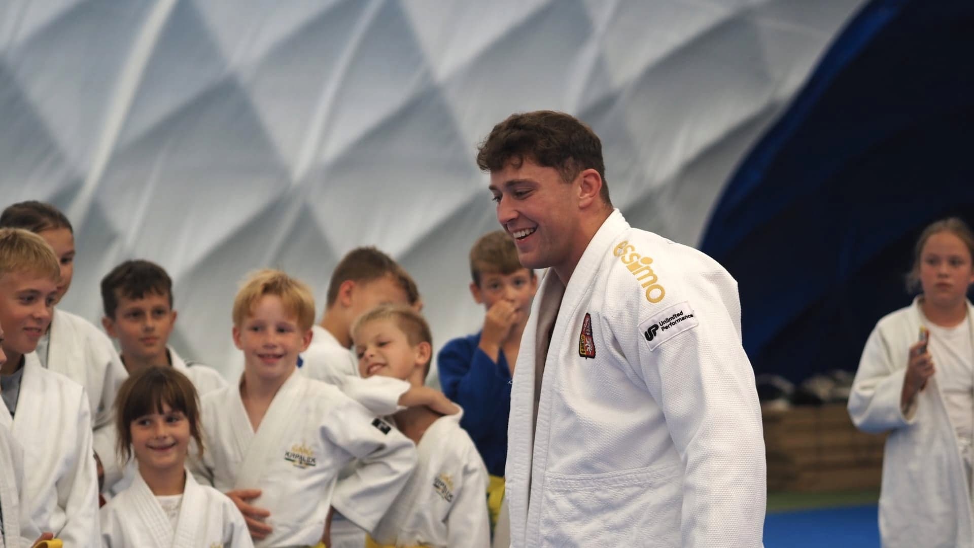 Hostující judoka s dětmi na JHC 2026